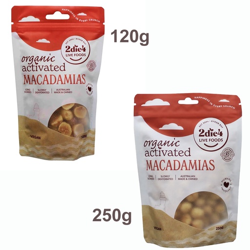 2DIE4 LIVE FOODS | Organic Activated Macadamias