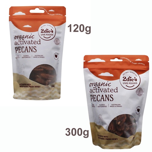 2DIE4 LIVE FOODS | Organic Activated Pecans Activated with Fresh Whey