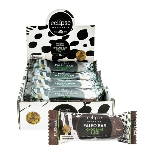ECLIPSE ORGANICS | Raw Paleo Bar Choc Mint Slice, 45g
