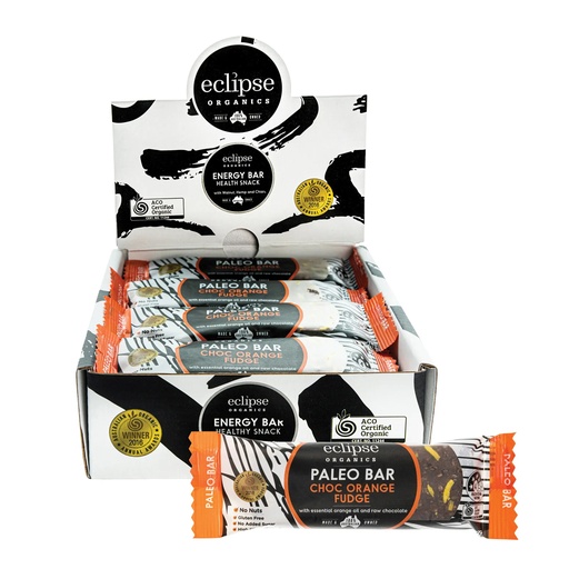 ECLIPSE ORGANICS | Raw Paleo Bar Choc Orange Fudge, 45g