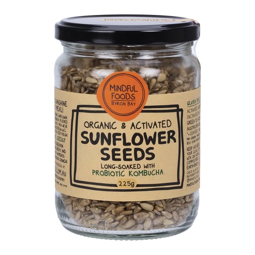 MINDFUL FOODS | Sunflower Seeds Organic & Activated 225g