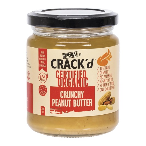 EVERY BIT ORGANIC | Crack'd Crunchy Peanut Butter 250g