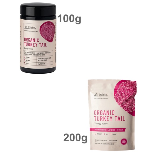 EVOLUTION BOTANICALS | Organic Turkey Tail Energy Force