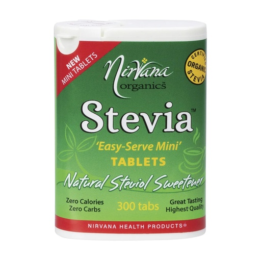 NIRVANA ORGANICS | Stevia Mini Tablets 300 Tabs