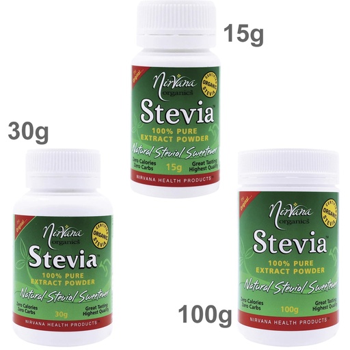 NIRVANA ORGANICS | 甜菊 100% 纯萃取粉