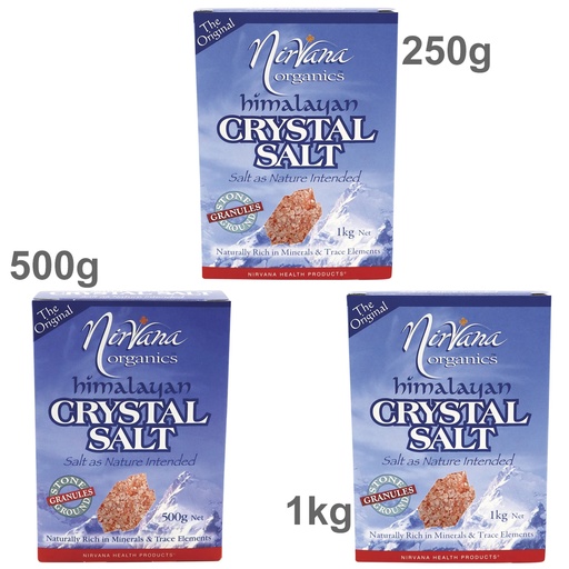 NIRVANA ORGANICS | Himalayan Salt Granules
