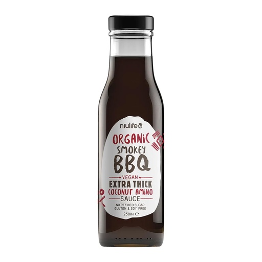 NIULIFE | Organic Coconut Amino Sauce Extra Thick Smokey BBQ 250ml