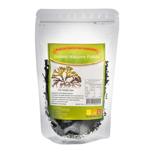 NUTRITIONIST CHOICE | Sea Vegetables Wakame Flakes 50g