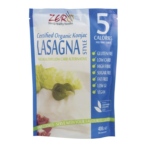 ZERO SLIM & HEALTHY｜有机认证魔芋千层面粉 400克