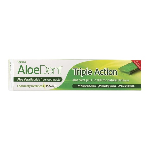 ALOE DENT | Toothpaste Fluoride Free Triple Action 100ml