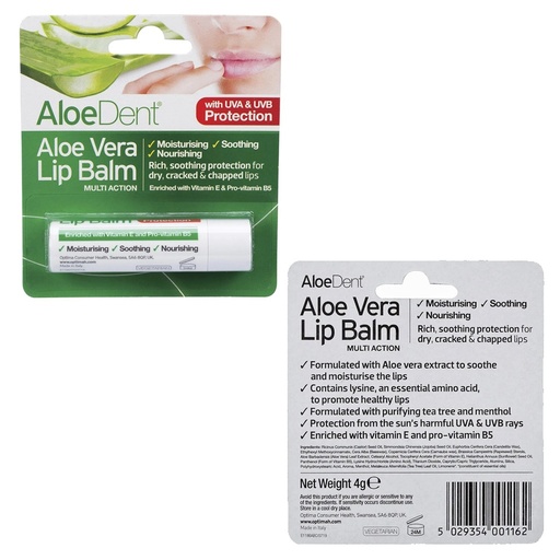 ALOE DENT | Lip Balm Aloe Vera 4g