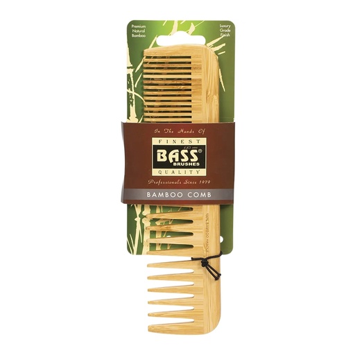 BASS BRUSHES｜大齒與細齒竹製梳