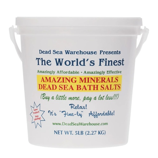 DEAD SEA WAREHOUSE | Dead Sea Bath Salts Bucket 2.27kg