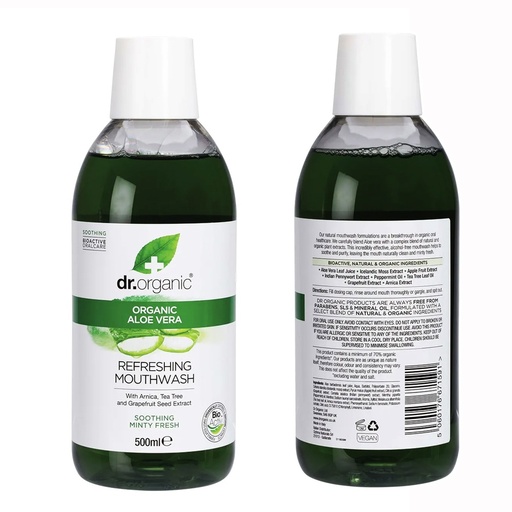 DR ORGANIC｜有機蘆薈漱口水 500毫升