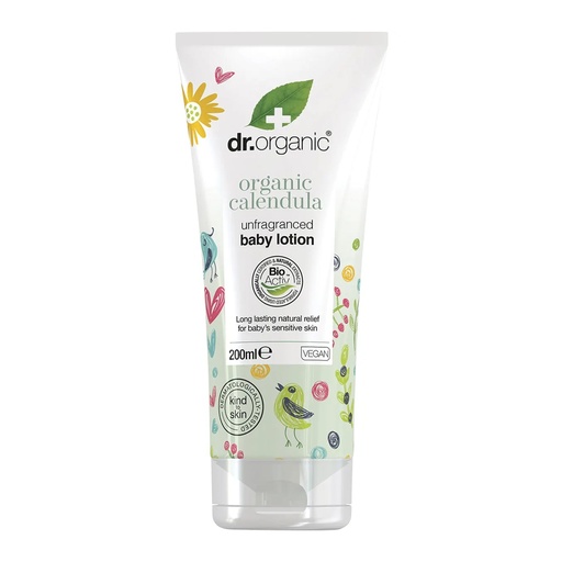 DR ORGANIC | Unfragranced Baby Lotion Organic Calendula 200ml