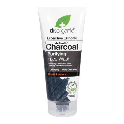 DR ORGANIC | Face Wash Activated Charcoal 200ml