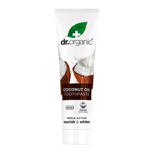 DR ORGANIC | Toothpaste Whitening Coconut Oil 100ml