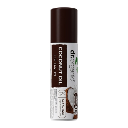 DR ORGANIC | Lip Balm SPF 15 Organic Virgin Coconut Oil 5.7ml