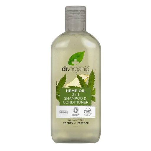 DR ORGANIC｜大麻籽油2合1洗髮護髮素 265毫升