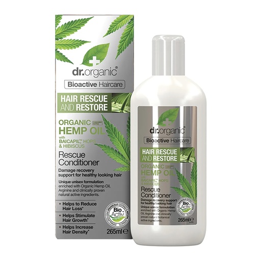 DR ORGANIC | Rescue & Restore Conditioner Organic Hemp Oil 265ml