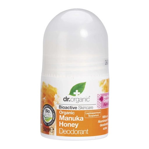 DR ORGANIC | 有機麥盧卡蜂蜜滾珠止汗劑 50ml