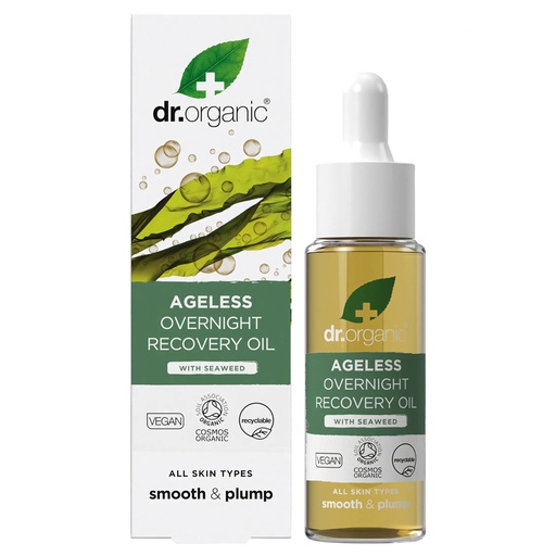 DR ORGANIC | Overnight Recovery Oil Ageless with Seaweed 30ml