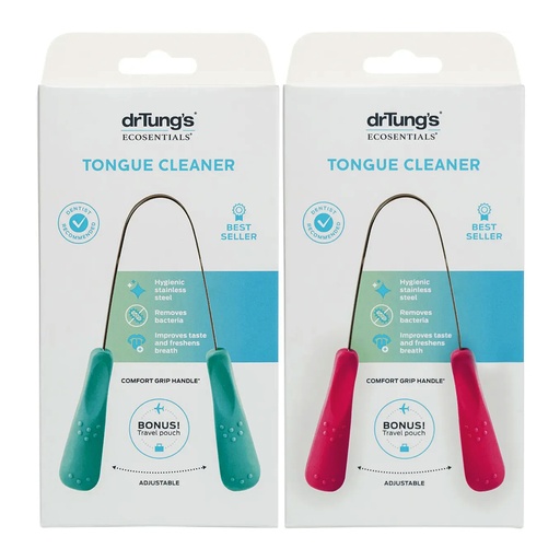 DR TUNG'S | Tongue Cleaner Stainless Steel (Colour May Vary)