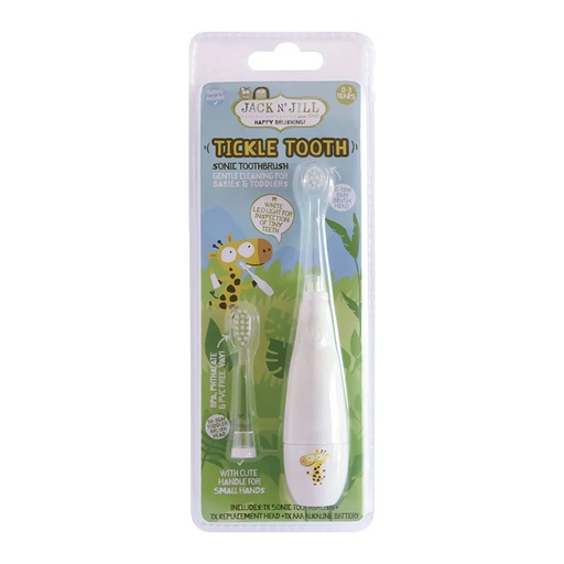 JACK N' JILL | Sonic Toothbrush Tickle Tooth 0-3 Years