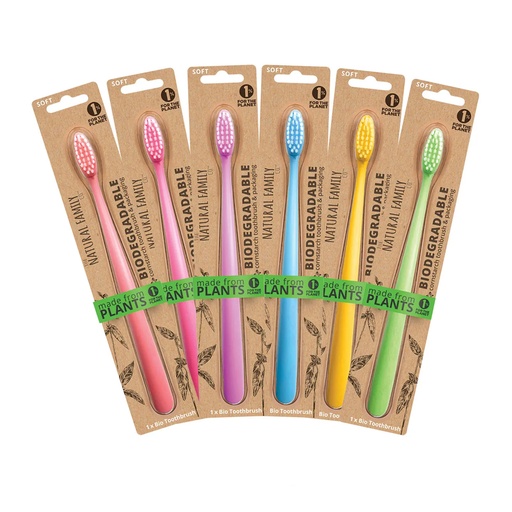 NFCO. | Bio Toothbrush Soft Single Assortment Neon