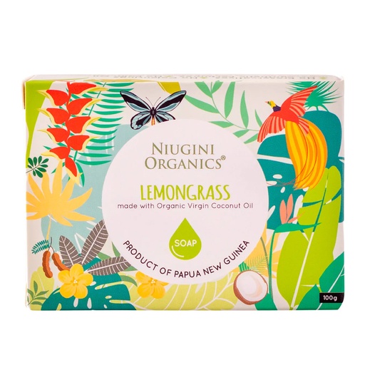 NIUGINI ORGANICS | Virgin Coconut Oil Soap Lemongrass 100g