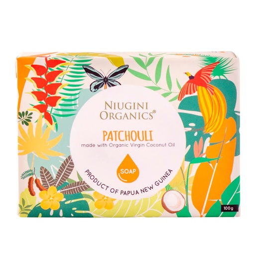 NIUGINI ORGANICS | Virgin Coconut Oil Soap Patchouli 100g