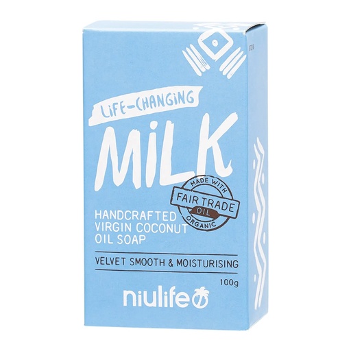 NIULIFE | Coconut Oil Soap Coconut Milk 100g