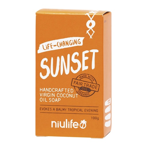 NIULIFE | Coconut Oil Soap Sunset 100g