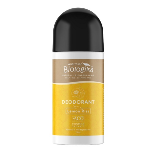 BIOLOGIKA | Organic Deodorant Roll On Lemon Kiss, 70ml
