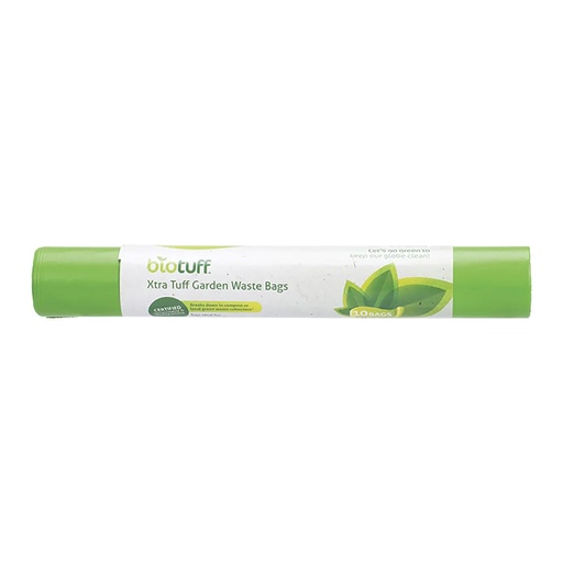 BIOTUFF | 加厚型園藝垃圾袋，大袋，54L，10個裝