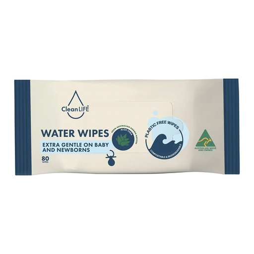 CLEANLIFE | 水無塑濕巾 嬰兒和新生兒專用 80片裝