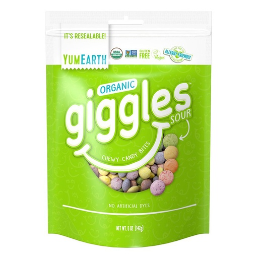 YUMEARTH | Organic Sour Giggles 142g
