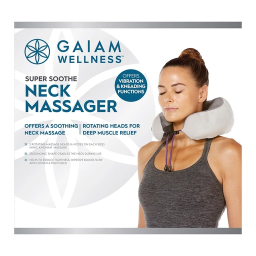 GAIAM | 帶USB充電器的頸部按摩器
