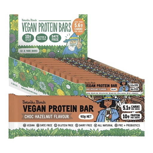 BOTANIKA BLENDS | Vegan Protein Bars Choc Hazelnut 40g