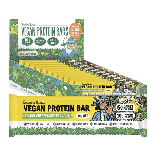 BOTANIKA BLENDS | Vegan Protein Bars Lemon Cheesecake 40g