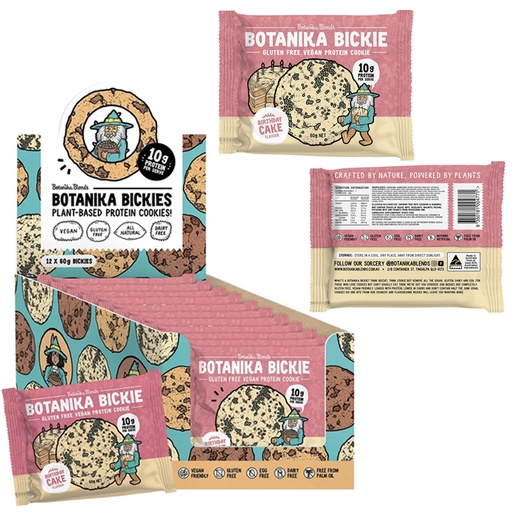 BOTANIKA BLENDS | Botanika Bickie Protein Cookie Birthday Cake 60g