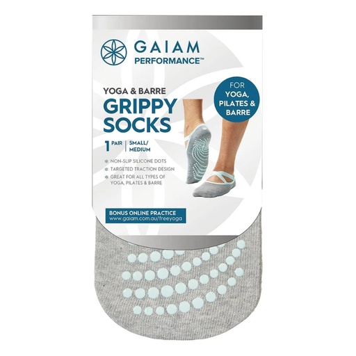 GAIAM | 瑜珈及芭蕾抓地襪 小至中碼 1對