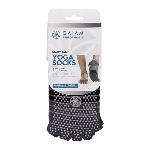 GAIAM | 瑜珈抓地襪 瑪麗珍款 小至中碼 1對