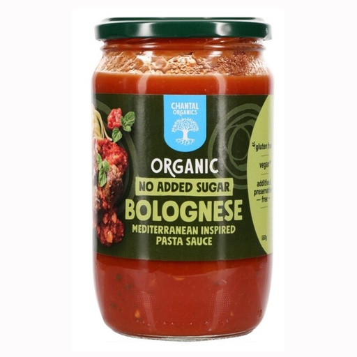 CHANTAL ORGANICS | Organic No Sugar Bolognese Pasta Sauce 660g