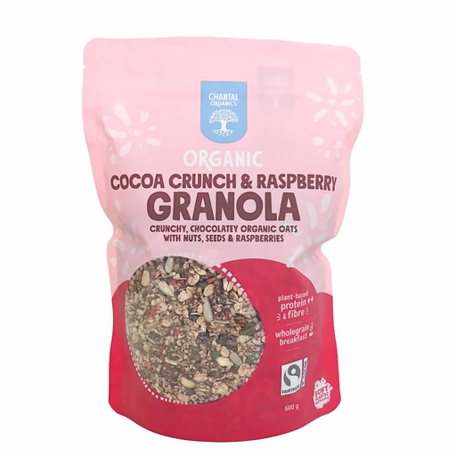 CHANTAL ORGANICS | 可可脆覆盆子燕麥脆片，600克