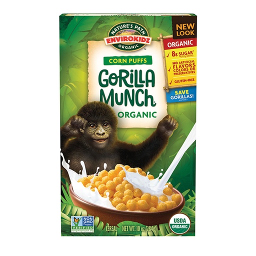 ENVIROKIDZ | 有机大猩猩玉米脆片，284g